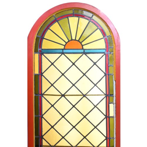 with Stained; beveled;  or decorative Glass; or combination