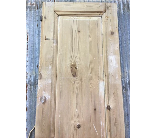 Antique French Single Door (20.5x96) Raised Panel Door, European Entry Door A126 1.png