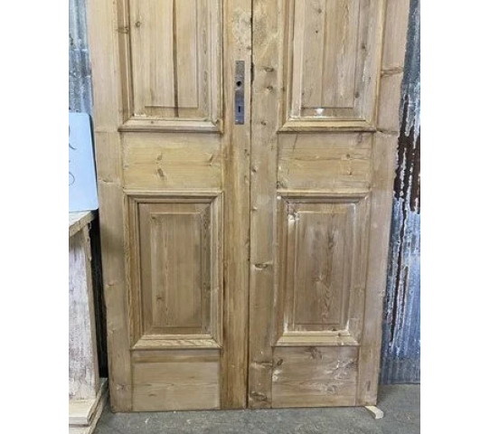Antique French Double Doors (43x95) Thick Molding European Doors B72, 7.png