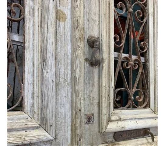 Antique French Double Doors( 51x121.5) Iron Wood Doors, European Doors, R13 5.png