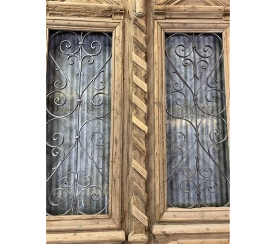 Antique French Double Doors (52x103.5) Iron Wood Doors, European Doors, R14 5.png