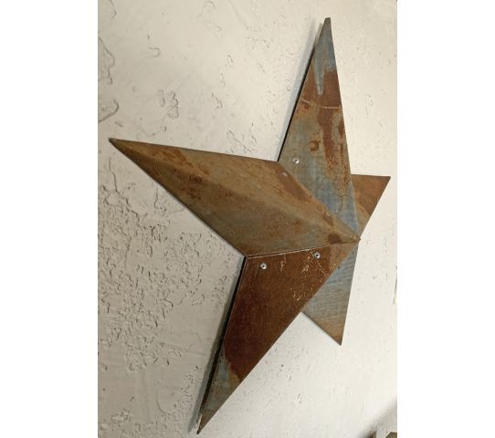 Decorative Metal Stars Made From Reclaimed Roof Tin 4.jpg