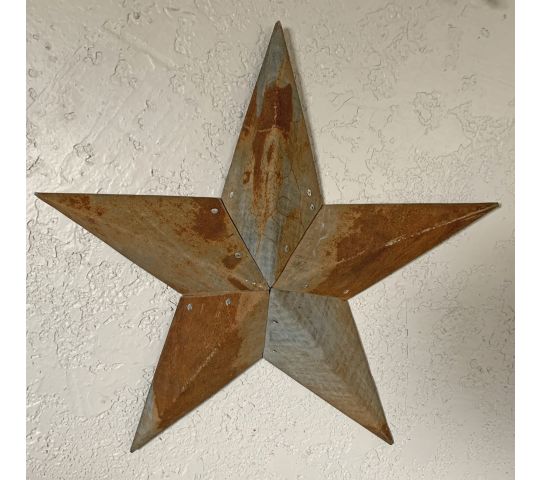 Decorative Metal Stars Made From Reclaimed Roof Tin 5.jpg