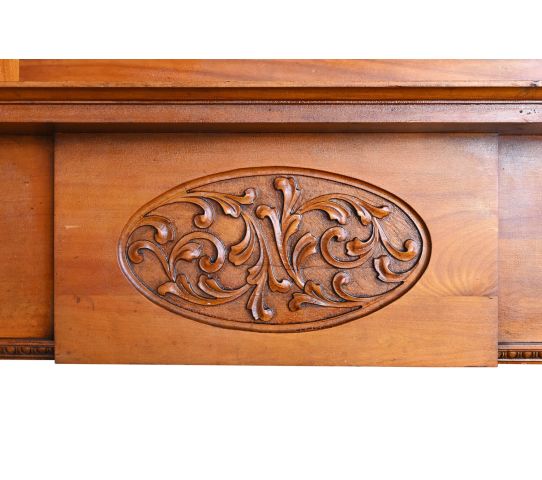 49551+carved maple mantel with mirror and flanking shelves mantel+detail.jpg