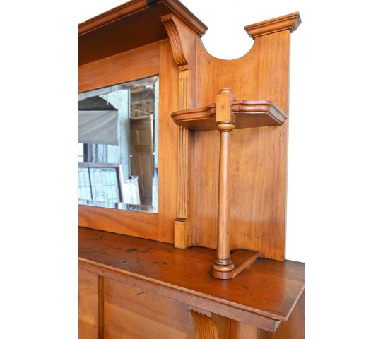 49551+carved maple mantel with mirror and flanking shelves mantel+detail+2.jpg